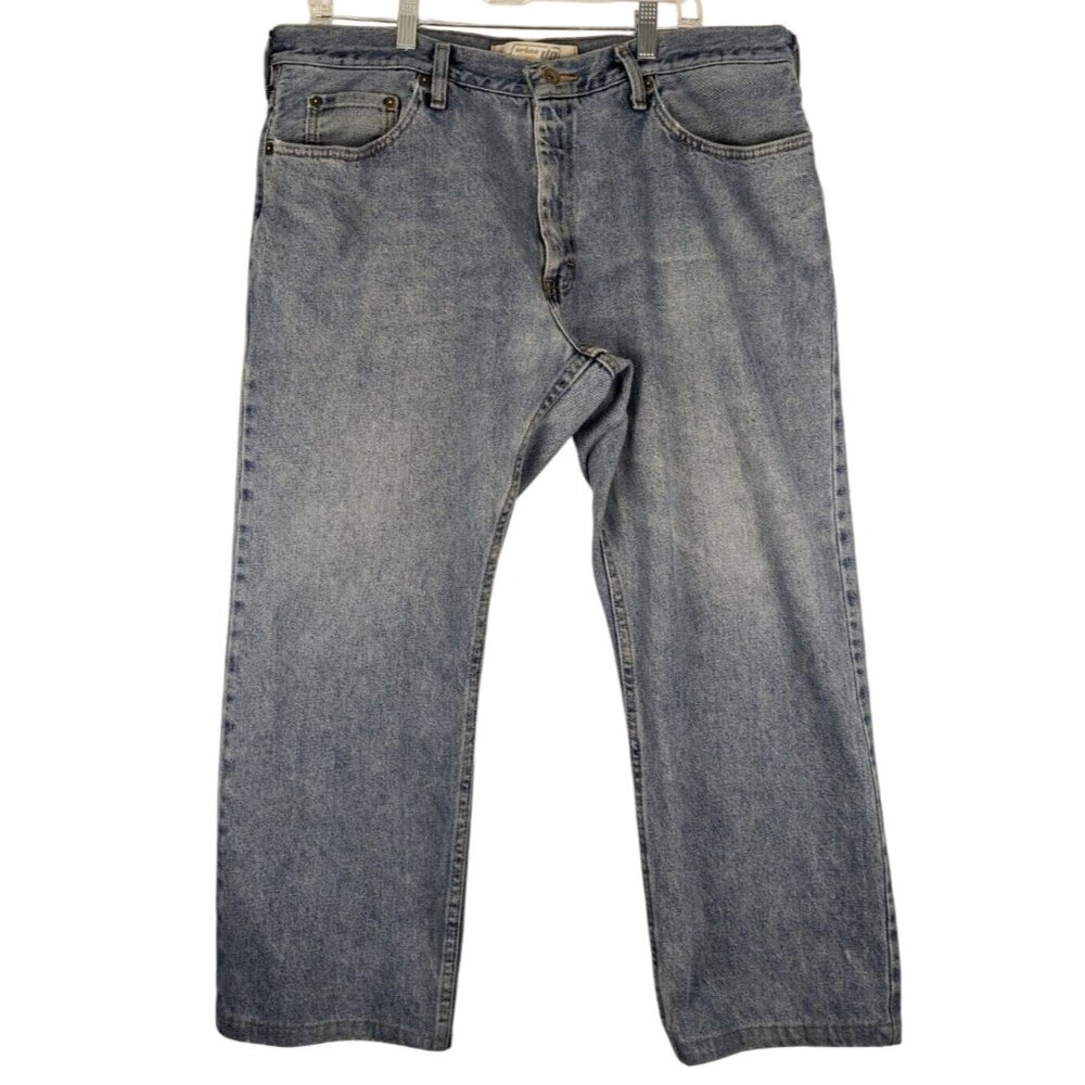 Urban Pipeline Wide Straight‎ Leg Mens 38x27 Baggy Denim Jeans Y2K Blue Med Wash